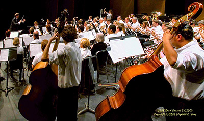 Doug Davis conducting the CSUB Concert Band